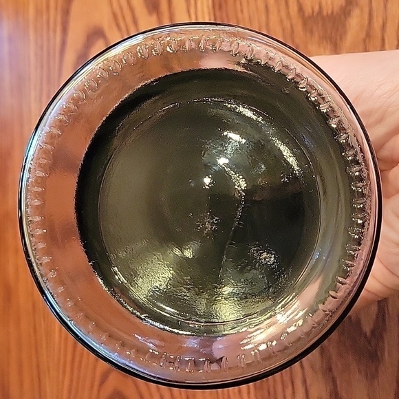 Stainless steel & glass dog biscuit/treat container.  Paw print.  7" x 4.5" - Picture 4 of 7